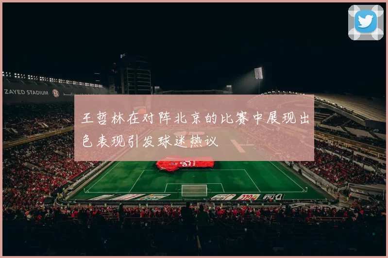 王哲林在对阵北京的比赛中展现出色表现引发球迷热议